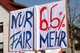 Aktion zur 2. Tarifverhandlung fuer die ME-Industrie am 22. Maerz 2012 in Ludwigsburg