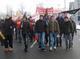 Demo fuer die Tarifforderung in Koeln am 18.01.2013