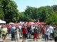 Bosch-Mitarbeiter protestieren am 02.07.2015 gegen Verkaufsplaene fuer SG in Gerlingen