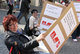 Aktion zum Equal Pay Day am 23. Maerz 2012 in Schwaebisch Gmuend