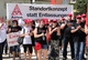 Triumph-Beschaeftigte kaempfen fuer ihre Arbeitsplaetze am 26.07.2012 in Heubach