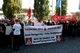 Triumph-Protestaktion am 20. September 2012 in Stuttgart