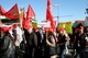 Triumph-Protestaktion am 20. September 2012 in Stuttgart