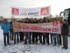 Demo fuer die Tarifforderung in Koeln am 18.01.2013