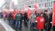 Demo fuer die Tarifforderung in Koeln am 18.01.2013