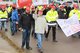 Protest gegen Werksschliessung Steelcase Werndl in Durlangen am 05.12.2013