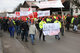 Protest gegen Werksschliessung Steelcase Werndl in Durlangen am 05.12.2013