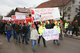 Protest gegen Werksschliessung Steelcase Werndl in Durlangen am 05.12.2013