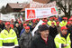 Protest gegen Werksschliessung Steelcase Werndl in Durlangen am 05.12.2013