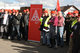 17.02.2014: Steelcase-Belegschaft informiert sich ueber Stand der Verhandlungen