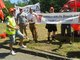 Bosch-Mitarbeiter protestieren am 02.07.2015 gegen Verkaufsplaene fuer SG in Gerlingen