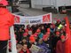 Warnstreik fuer Altersteilzeit und 5 % mehr Entgelt am 03.02.2016 bei Leicht Kuechen in Waldstetten