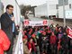 Warnstreik fuer Altersteilzeit und 5 % mehr Entgelt am 03.02.2016 bei Leicht Kuechen in Waldstetten