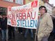 Kundgebung gegen Stellenabbau bei Bosch AS in Schwaebisch Gmuend am 19.11.2016