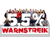 IG Metall Tarif 2015: Wir fuer mehr - Warnstreik